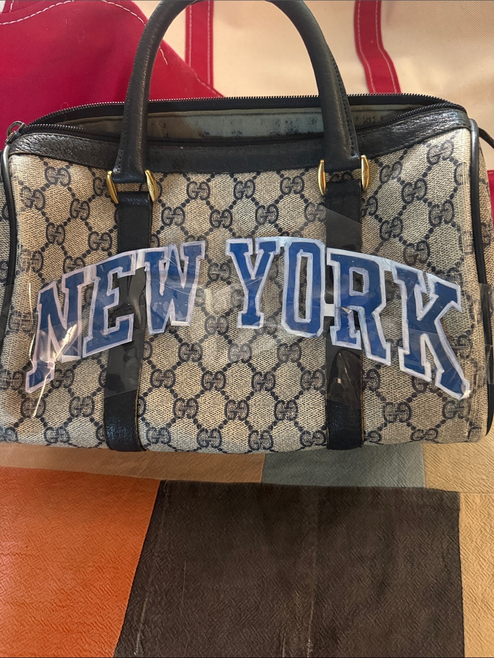 1970’s GUCCI OPHIDIA BOSTON BAG | NEW YORK KNICKS